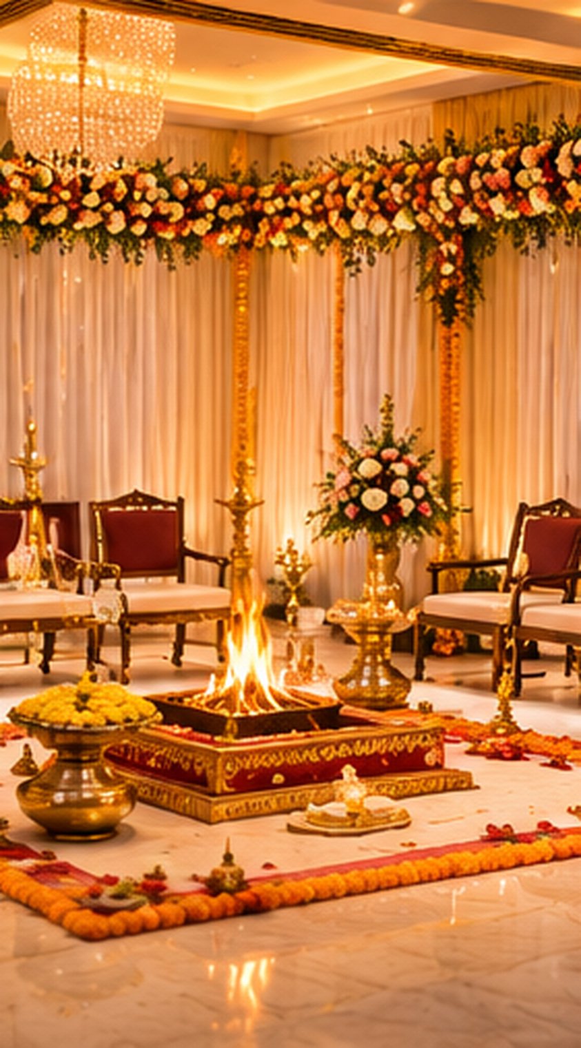 Engagement ceremony stage decoration