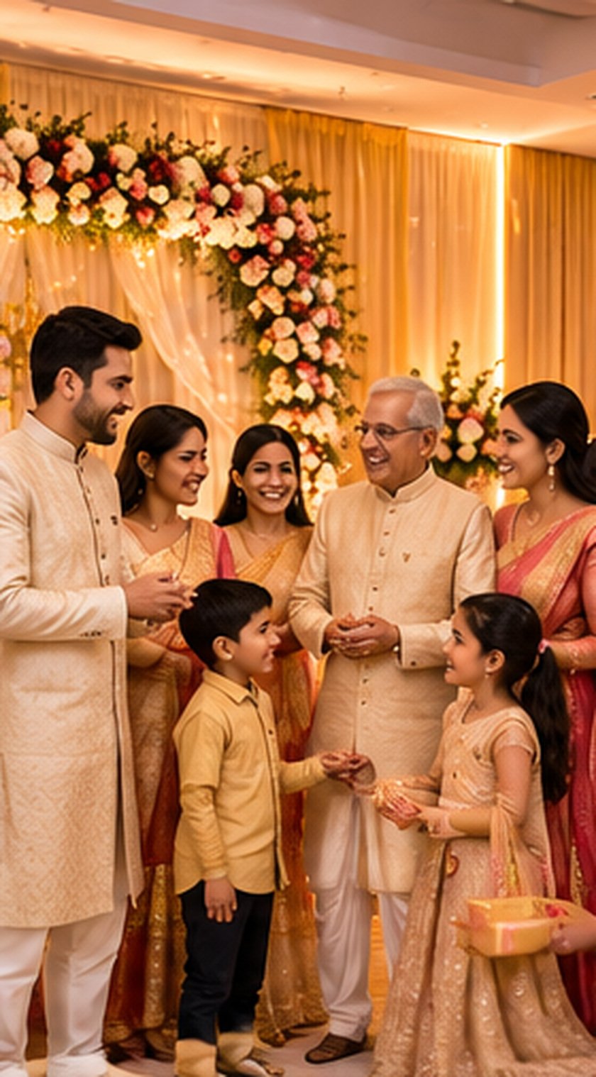 Family gathering event setup
